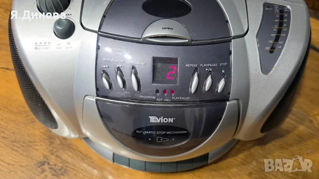 Радио-касетофон  Tevion, снимка 4 - Радиокасетофони, транзистори - 56515761