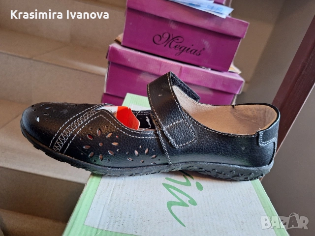 нови обувки Мегияс естествена кожа , снимка 3 - Дамски ежедневни обувки - 54209148
