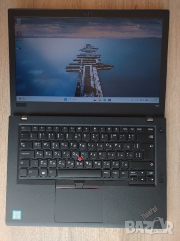 Лаптоп Lenovo T480 I7-8650U 32GB 256GB SSD NVME FHD Windows 11 PRO