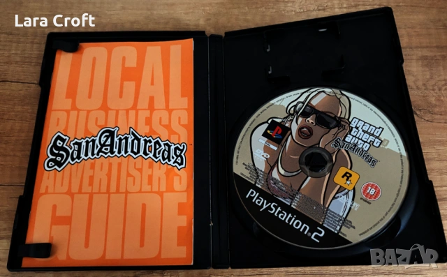 GTA San Andreas PS2  PlayStation 2 , снимка 2 - Игри за PlayStation - 53243556
