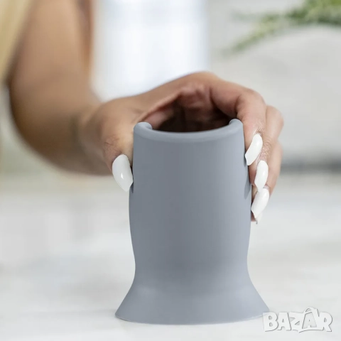 Поставка за бебешко шише Ingenuity Bokee Hands Free или чаша за пиене с една ръка, снимка 2 - Прибори, съдове, шишета и биберони - 51863236