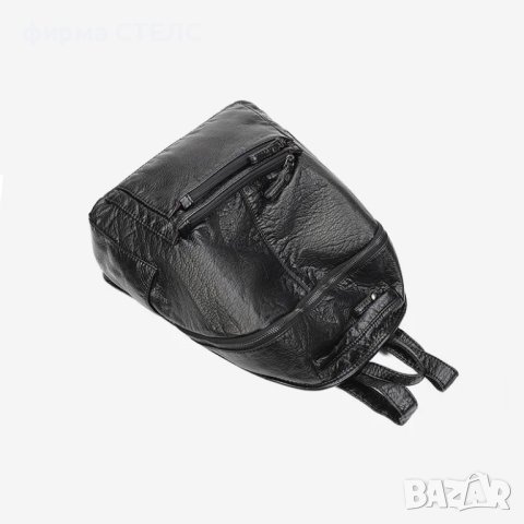 Дамска чанта STELS Q44, Екологична кожа, 38x14x30см, Черен, снимка 8 - Чанти - 44398742