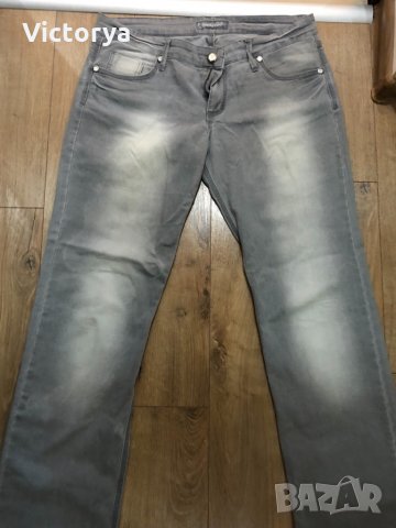 Дамски сиви дънки