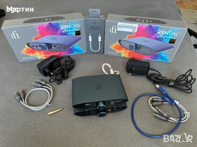 HiRes Комплект iFi Zen CAN Signature MZ99 + DAC V2 + 4.4 mm Баланс Кабел , снимка 6 - Ресийвъри, усилватели, смесителни пултове - 55709593