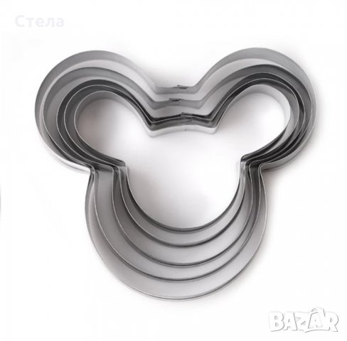 Комплект 8 бр резци, формички за сладки, форми за моделиране, фондан, тесто, снимка 2 - Форми - 31752559