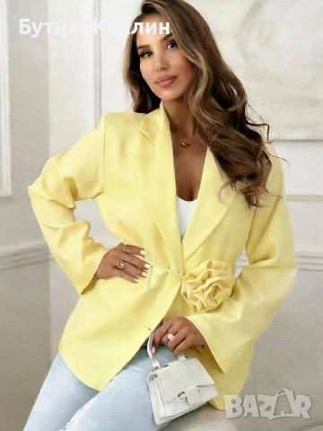 Дамско елегантно сако в няколко цвята, снимка 4 - Сака - 53879315