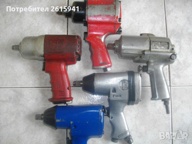 800 Нютона-Impact Wrench-1/2 Ударен Гайковерт На Въздух-Пневматичен-Германия/Сащ, снимка 4 - Други инструменти - 36453817