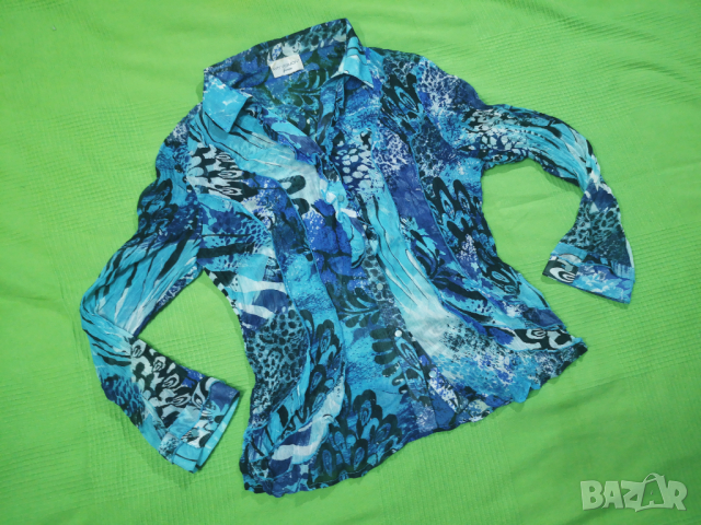 Amy Vermont / M* / дамска лятна проветрива риза туника / състояние: ново, снимка 11 - Блузи с дълъг ръкав и пуловери - 44508774