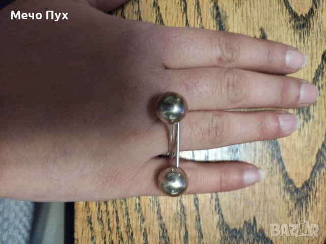 Сребърен пръстен (101), снимка 9 - Пръстени - 39721326