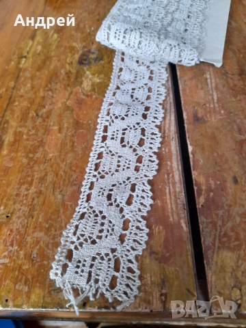 Стара дантела #33, снимка 2 - Антикварни и старинни предмети - 52227606