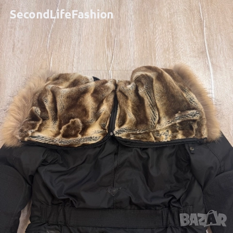 Дамско парка Parajumpers Masterpiece, черно, размер XS, пухено яке от гъши пух, снимка 7 - Якета - 52164426