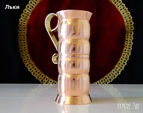 Медна чаша за вино,свръх масивна 320 гр. , снимка 7 - Антикварни и старинни предмети - 50276242