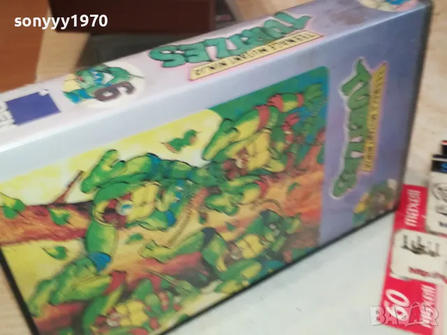 заявена-TURTLES-VHS VIDEO TAPE 2105251713, снимка 11 - Анимации - 50378636