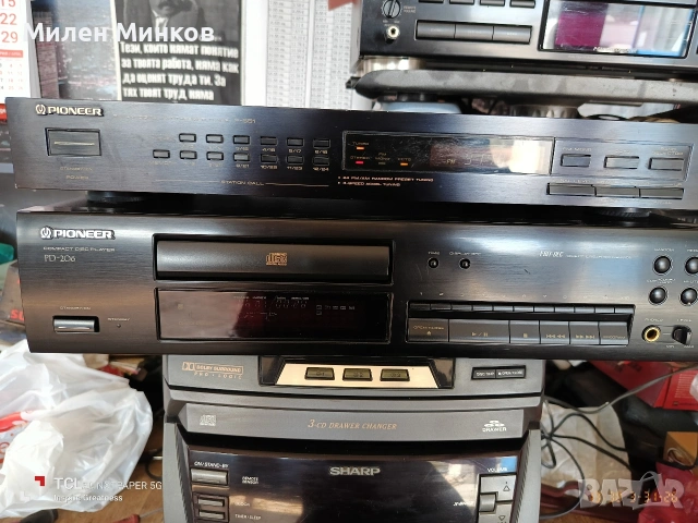 мини сет Pioneer CD+Tuner, снимка 7 - Аудиосистеми - 54039594