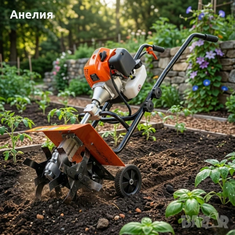 Бензинова мотофреза Boxer BX127 с двутактов двигател – Мощна и надеждна за всяка градина, снимка 2 - Градинска техника - 53973540