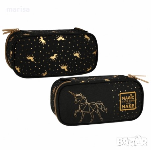 Ученически несесер STK GOLD UNICORN Код: 486101, снимка 1