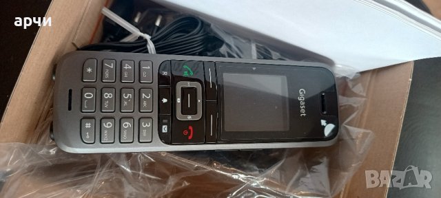 Безжичен телефон Gigaset S650H PRO, осемредов цветен дисплей, светеща клавиатура, Bluetooth, вибраци, снимка 3 - Стационарни телефони и факсове - 42743882
