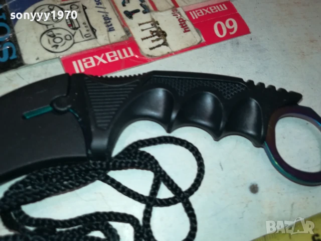 НОЖ-ИЗВИТ С КАНИЯ И ВРЪВ 1807251008, снимка 8 - Ножове - 51059702