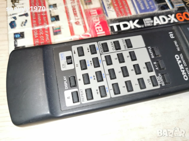 ONKYO R1 RC-279C CD/TAPE REMOTE-SWISS 2512251014, снимка 4 - Декове - 52895781