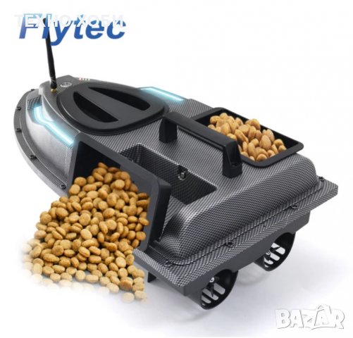 Лодка за захранка карбонова с 40 точков и автопилотGPS-V900,Сонар,зарядно за кола,допълнителни перки, снимка 9 - Такъми - 39737516