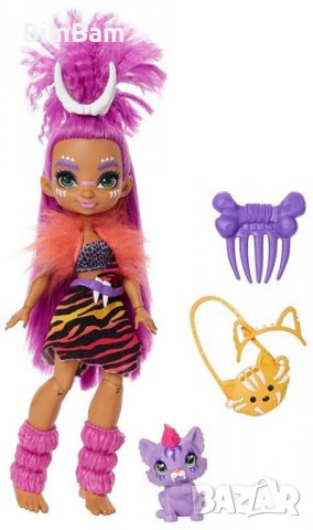 Кукла с приятел CAVE CLUB Mattel - ROARALAI, снимка 2 - Кукли - 34934493