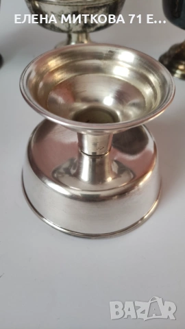 Сервиз от 6 бр.посребрени купи на столче за сладолед, снимка 7 - Други ценни предмети - 54188835