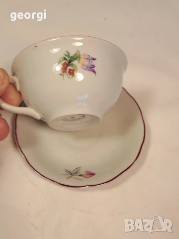 чаша за късо кафе стар български порцелан    26/1, снимка 4 - Чаши - 50501082