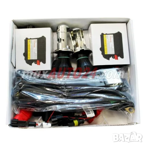 Ксенон система H4 35W 6000K Slim комплект, снимка 2 - Аксесоари и консумативи - 55864856