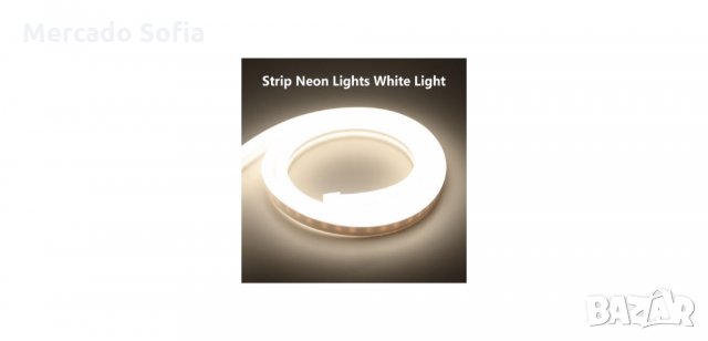 Диодна лента, 5 метра, 12V, Бяла, снимка 2 - Аксесоари и консумативи - 34470257