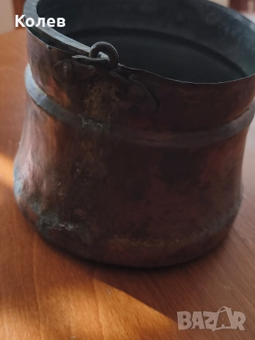 Старо менче, бакърче, снимка 3 - Антикварни и старинни предмети - 54337879