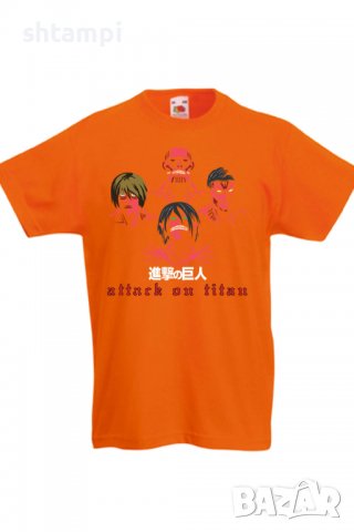 Детска тениска Attack on Titanthe titans,Анимация,игра,Празник,Повод, снимка 8 - Детски тениски и потници - 37946497