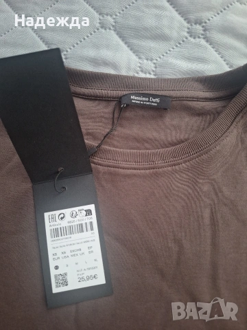 Памучна тениска на Massimo Dutti, снимка 3 - Тениски - 54164694
