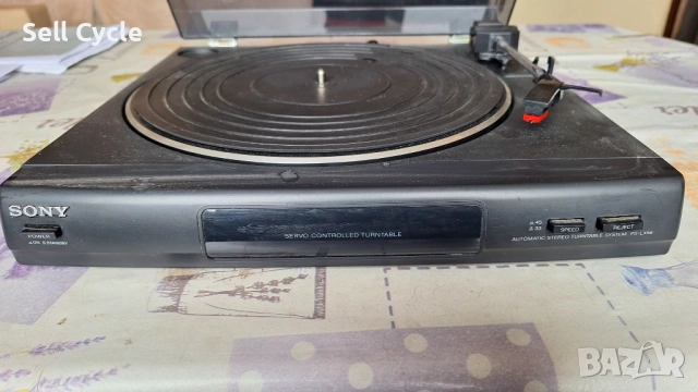 ✅ГРАМОФОН АВТОМАТИК SONY PS-LX56❗, снимка 3 - Грамофони - 53248877