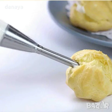 5743 Сладкарски комплект за декорация и пълнеж на сладки, 11 части, снимка 3 - Аксесоари за кухня - 49247932