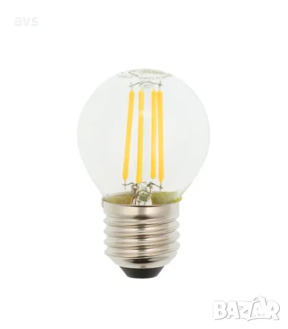 LED крушка 6W G45 2700K филамент VITO E27, снимка 1