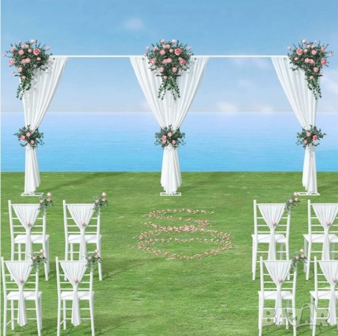 Правоъгълна сватбена арка XJJ383-V1, снимка 1 - Сватбени аксесоари - 42901882