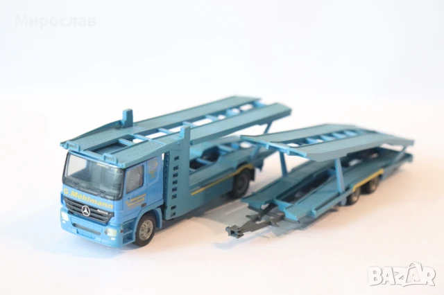 HERPA H0 1/87 MERCEDES BENZ ACTROS КАМИОН МОДЕЛ  АВТОВОЗ, снимка 2 - Колекции - 50682175