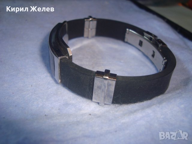 ФЕШЪН АРТ СИЛИКОНОВА СТИЛНА ГРИВНА БЛАГОРОДНА НЕРЪЖДАЕМА СТОМАНА 15523, снимка 9 - Гривни - 37064027