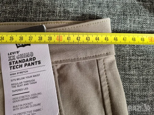 Мъжки панталон Levi's Chino Standard Tech, размер 34х34, снимка 9 - Панталони - 50071836
