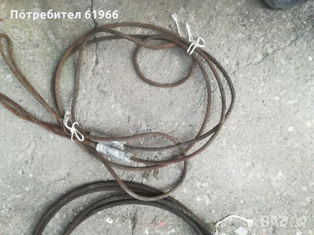 Два броя метални въжета. , снимка 3 - Селскостопанска техника - 34013626