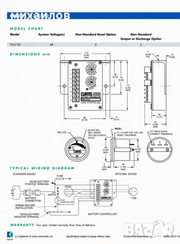 CURTIS 933, снимка 2 - Резервни части за машини - 39404096
