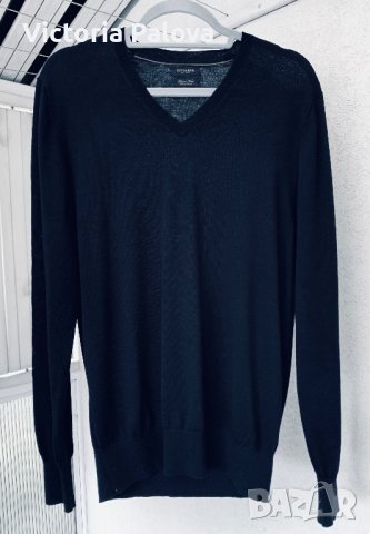 Пуловер от тънък меринос GUTTERIDGE Италия, снимка 14 - Пуловери - 42620482