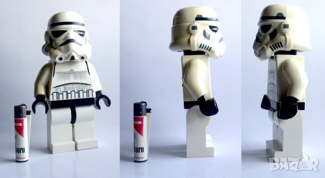 Голяма Лего Star Wars 2012 Play Visions Lego LED Torch Stormtrooper, снимка 4 - Колекции - 42672278