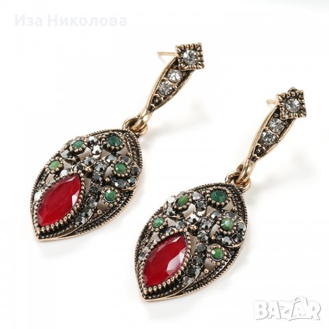 Винтидж обици, снимка 4 - Обеци - 40038868