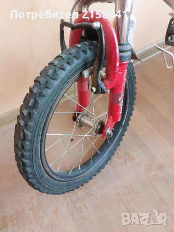 Детско колело велосипед крос 16 цола с амортисьори , снимка 3 - Велосипеди - 51068471