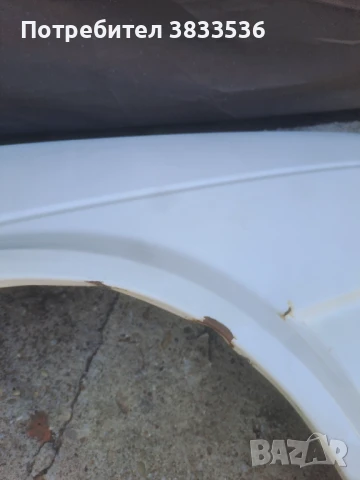 Оригинален бял цвят пр. десен калник за Vw Golf Mk2, снимка 6 - Части - 50806437