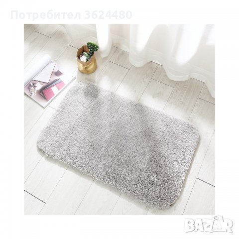 ЕДНОЦВЕТНО ПЛЮШЕНО КИЛИМЧЕ ЗА БАНЯ, снимка 11 - Други стоки за дома - 39976043