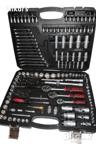 Комплект гедоре 216 части Stahlmayer, снимка 2 - Куфари с инструменти - 53272974