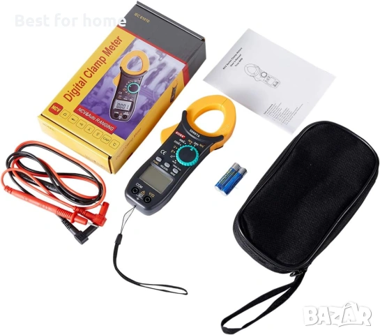 ELIKE Цифров мултицет, амперметър, волтметър, клещи, тестер за напрежение с True RMS, NCV, AC/DC, снимка 7 - Други инструменти - 54192345