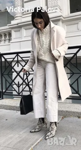 Кожени  боти змийски принт TRAFALUC Испания, снимка 16 - Дамски боти - 49276746